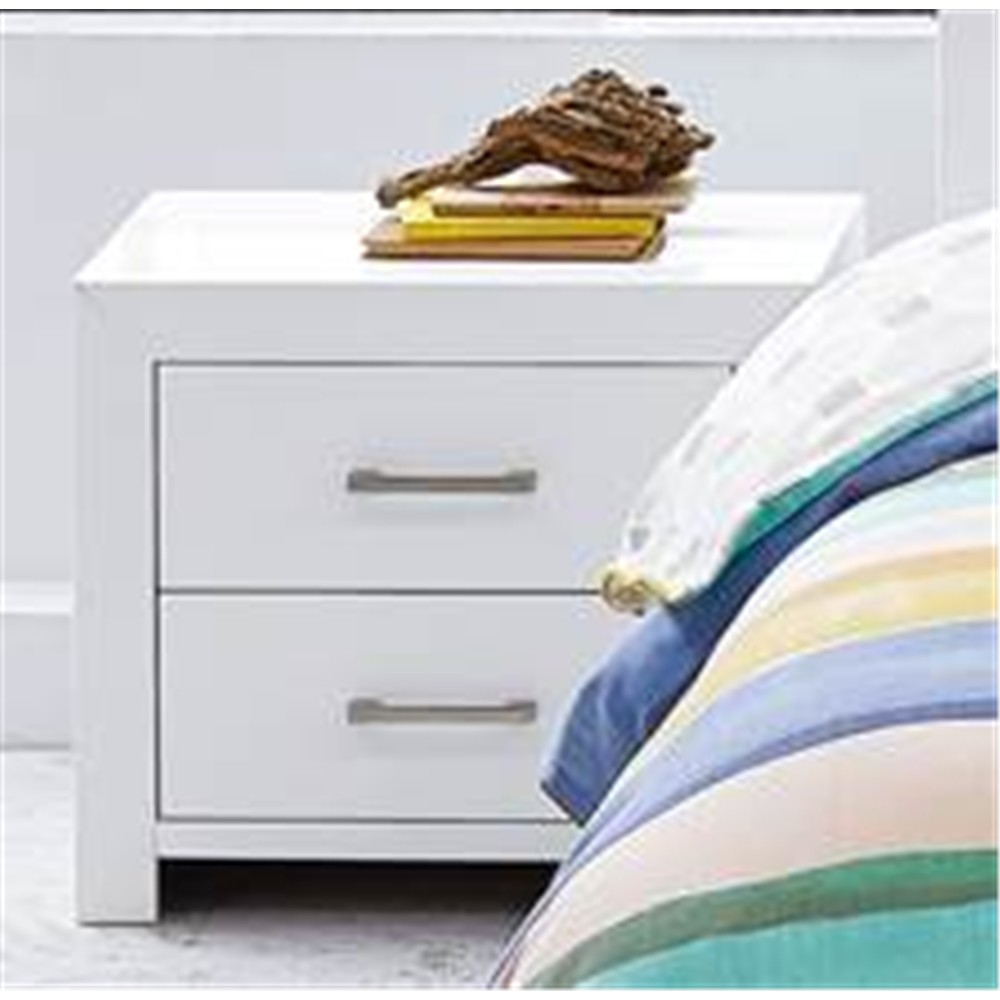 Contempo 2 Drawer Bedside Table