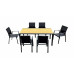 LILY 9PC OUTDOOR DINING SET
