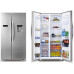 HISENSE 610L SIDE BY SIDE FRIDGE