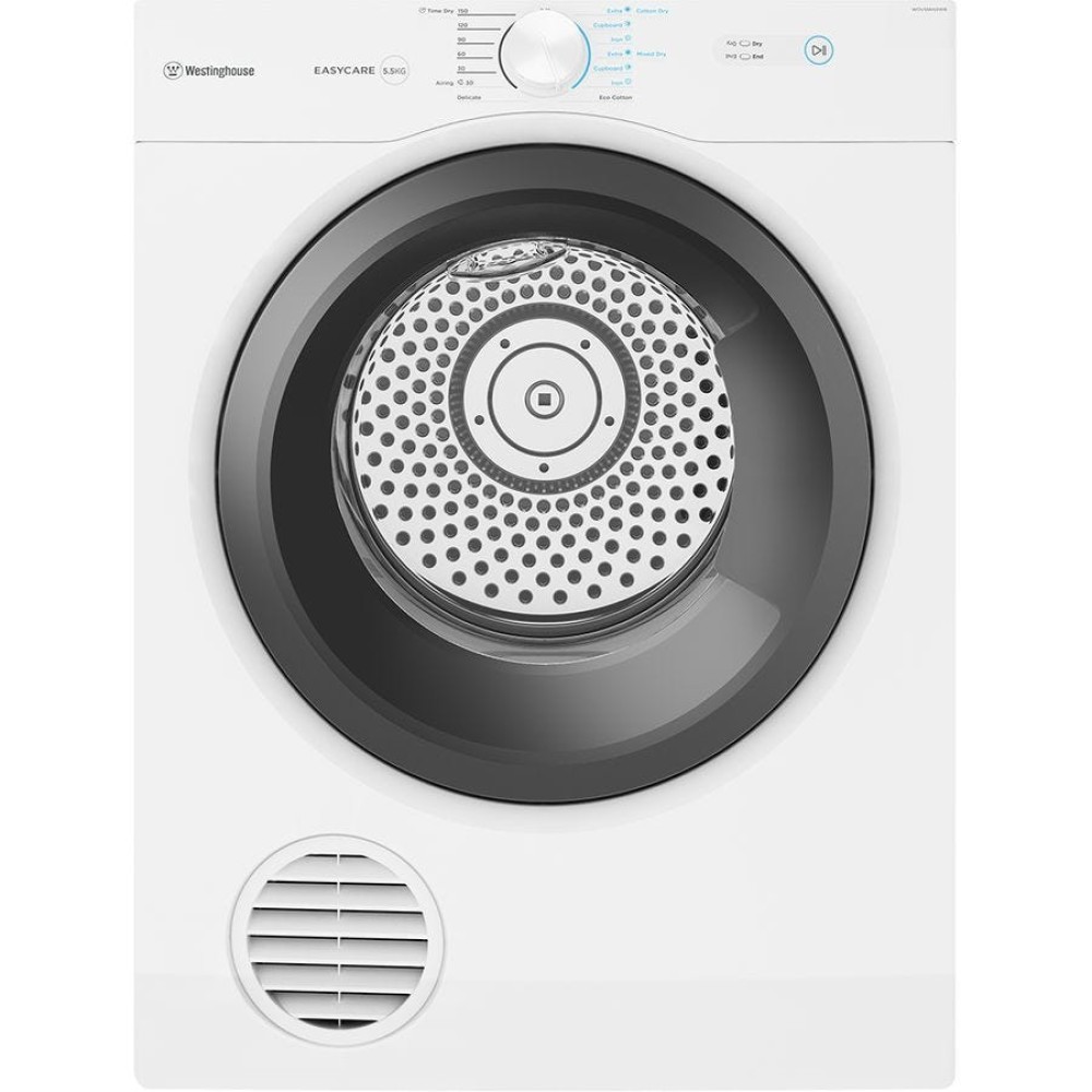 WESTINGHOUSE WDV556N3WB 5.5KG VENTED TUMBLE DRYER