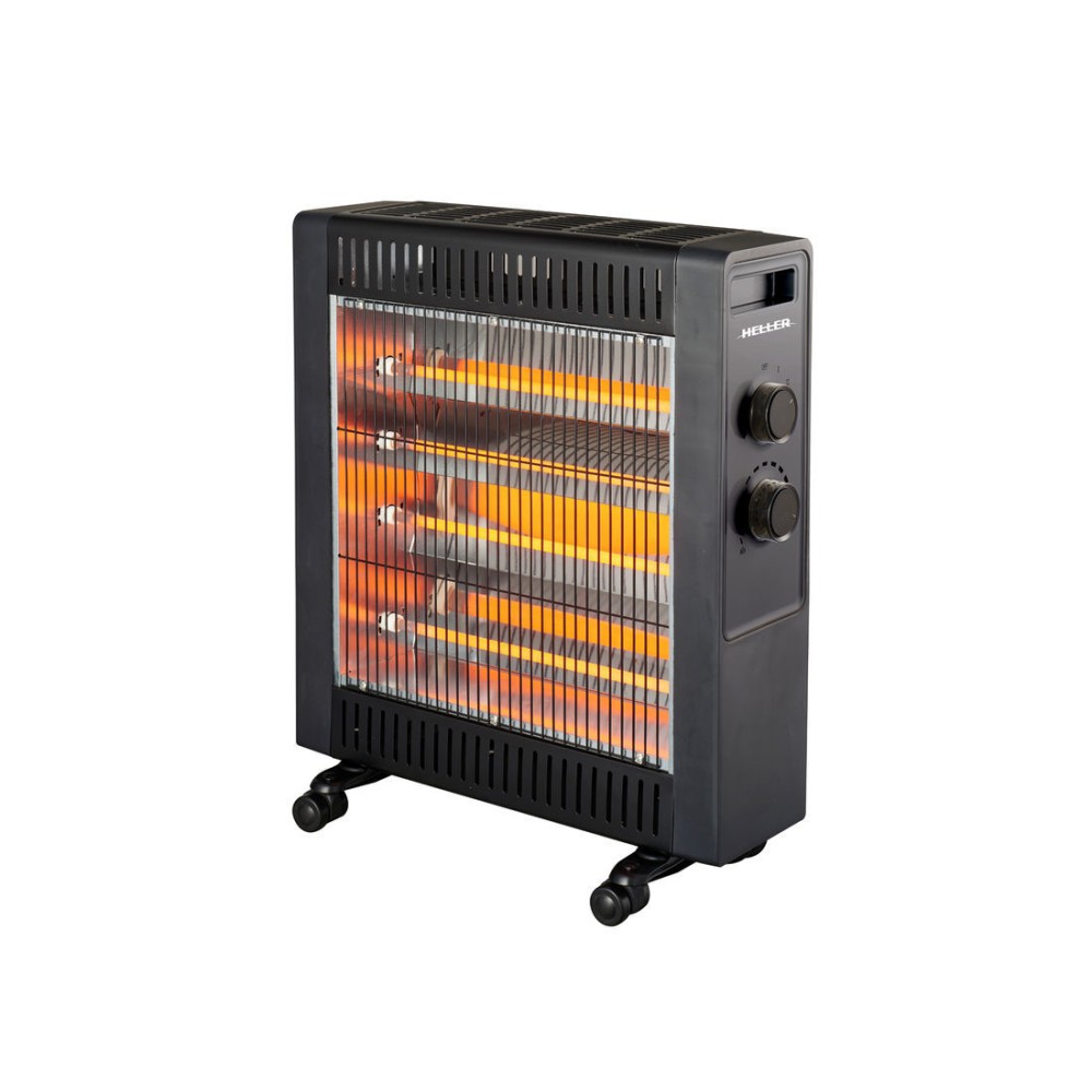 Heller 2200W Black Quartz Radiant Heater
