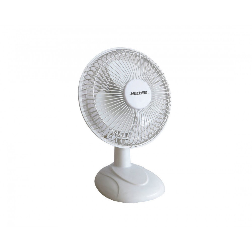 Heller 15cm White Desk Fan