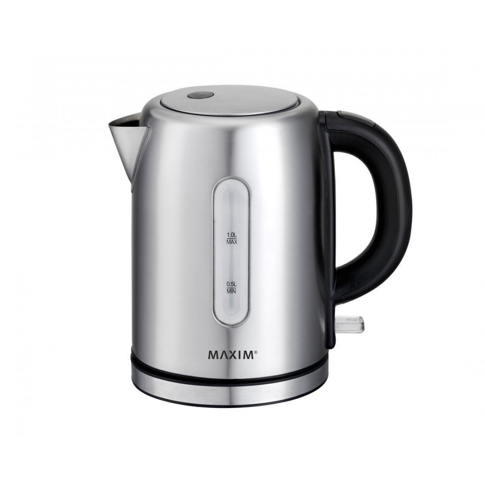 Maxim 1L Stainless Steel Cordless Kettle