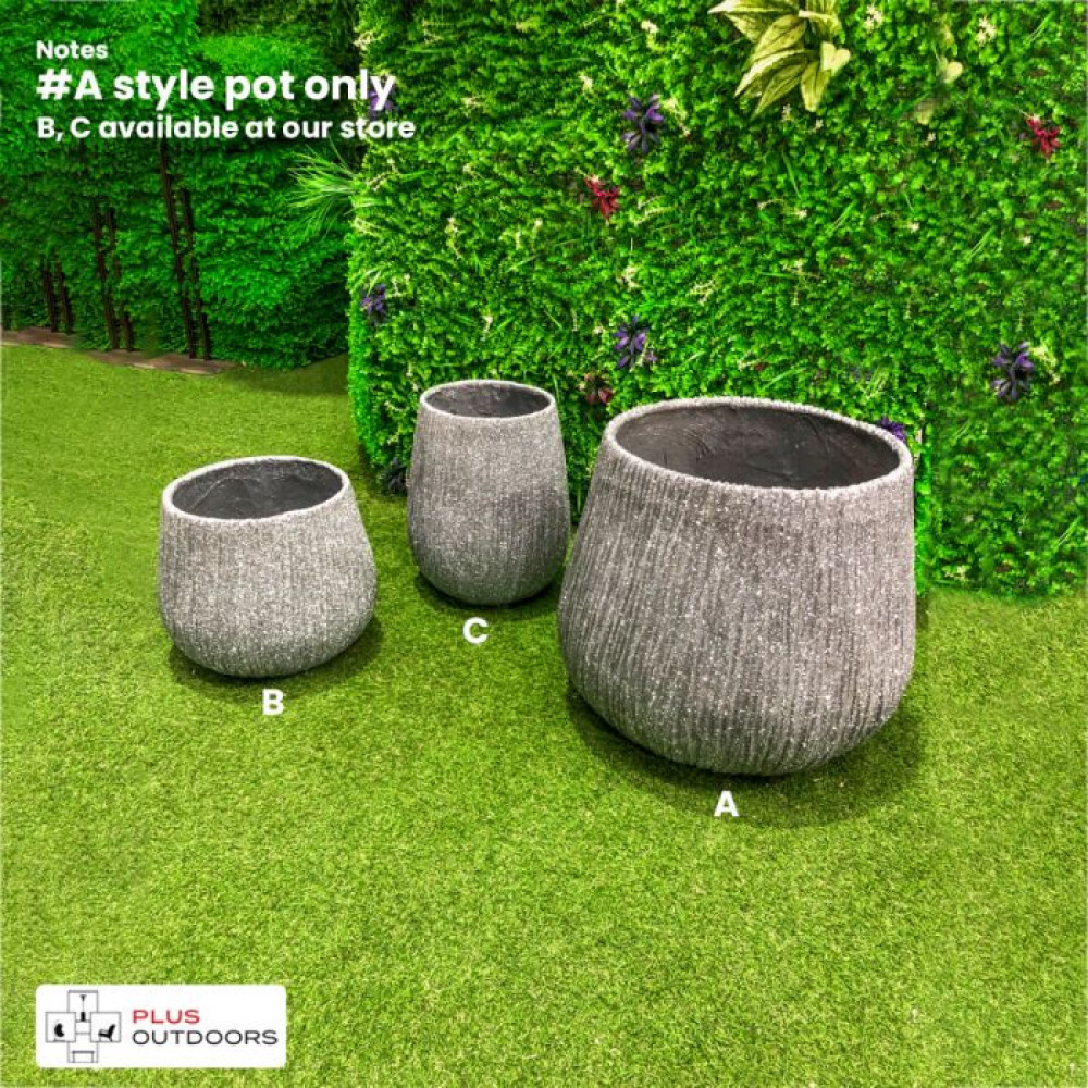 MODEN OUTDOOR FIBREGLASS GARDEN DIFFERENT DESIGN