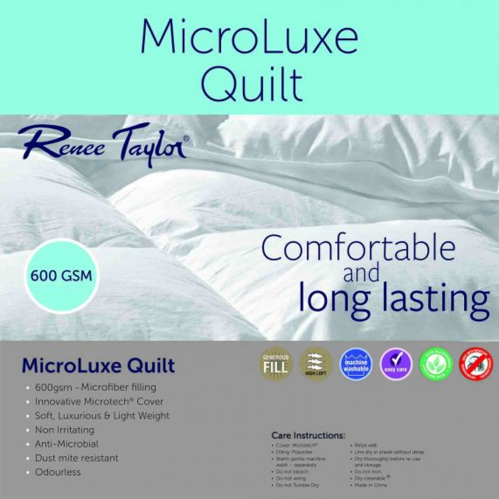 Renee Taylor 600 GSM Microluxe Quilts