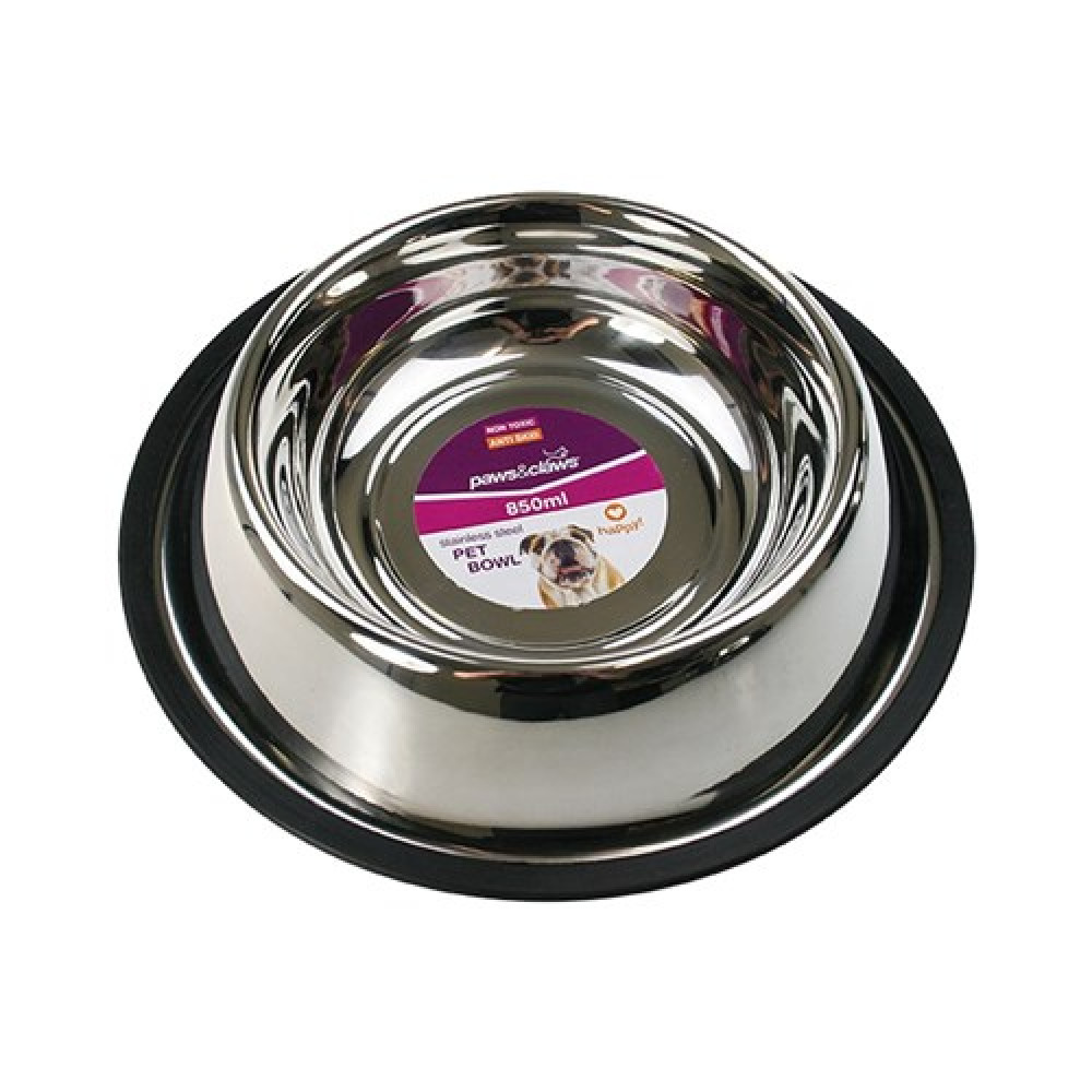 STAINLESS STEEL PET BOWL 850ML