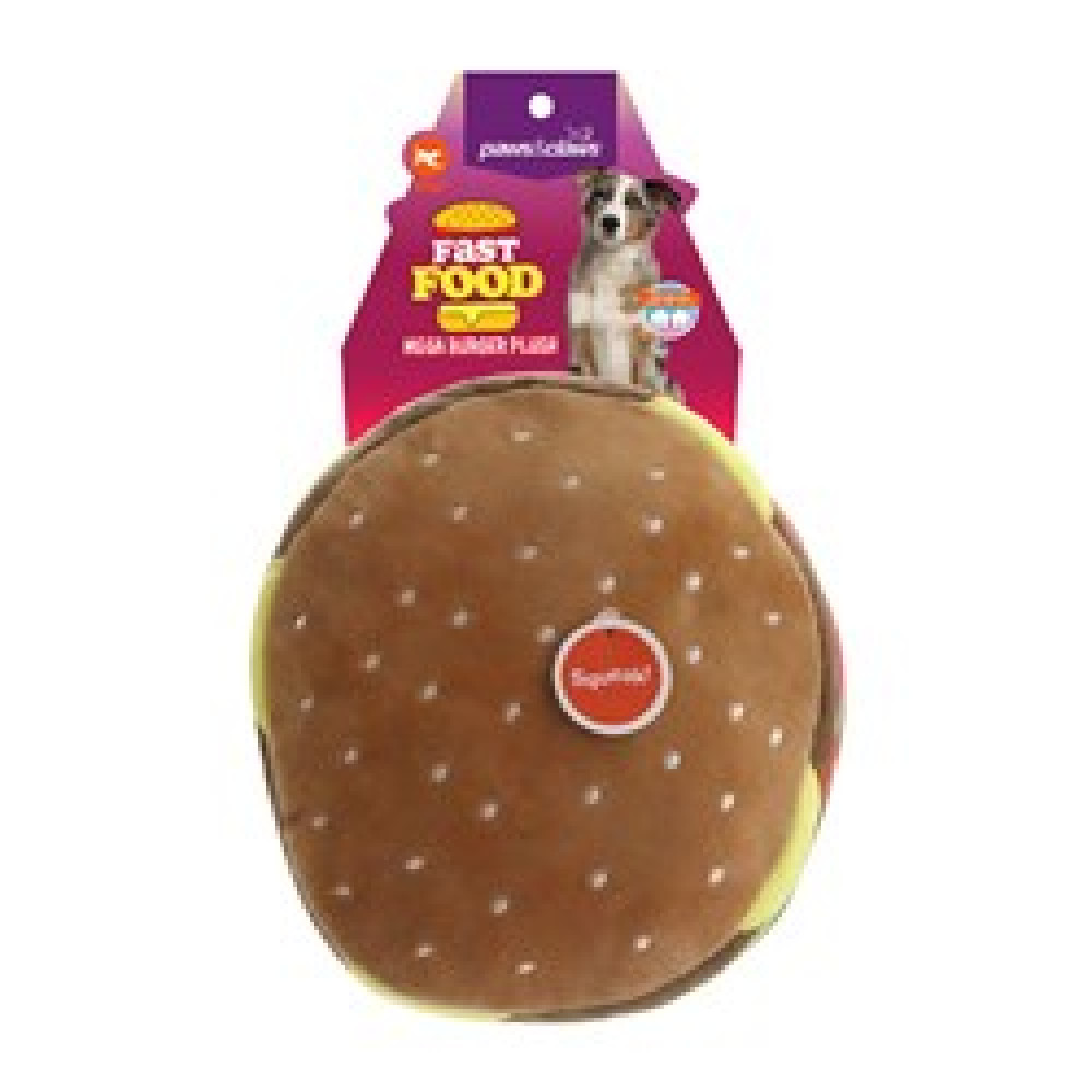 FAST FOOD MEGA BURGER PLUSH