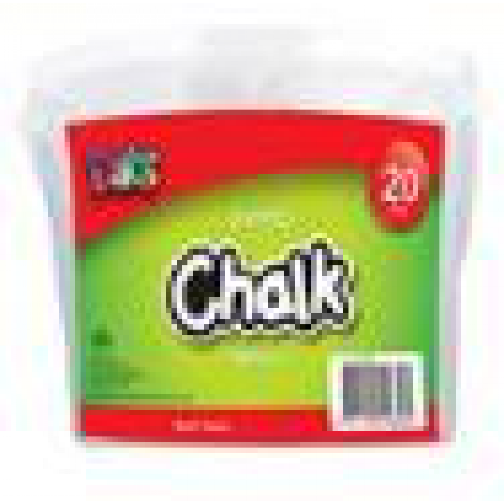 CHALK JUMBO WHITE 20PK