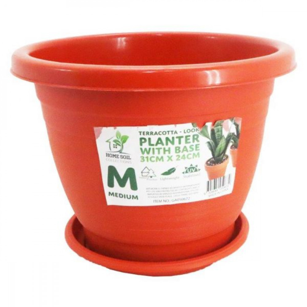 Planter Round w/base 31X24