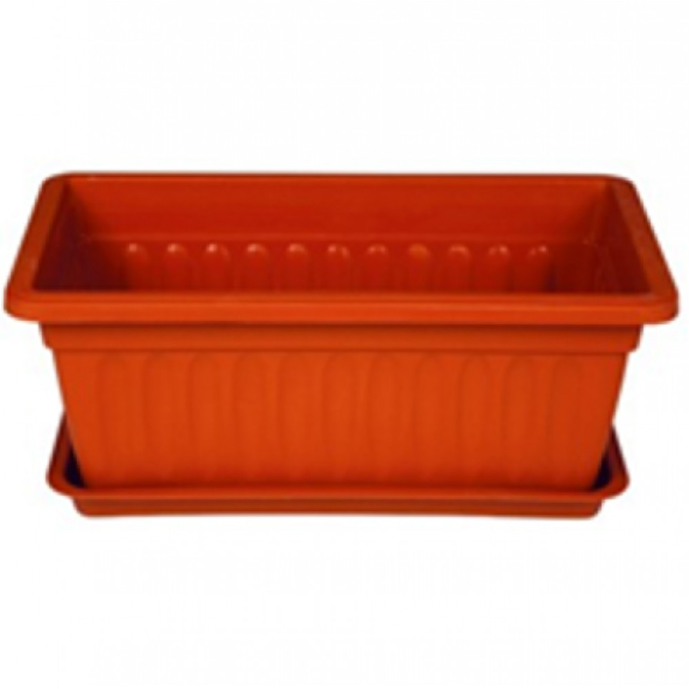  Planter Rect w/base 34x19x14cm