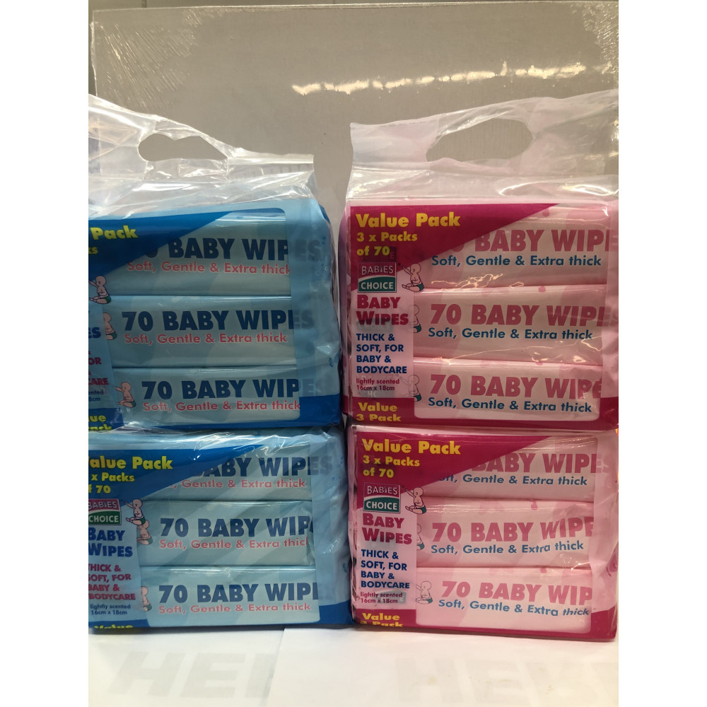 BABIES CHOICE BABY WIPES VALUE PACK 
