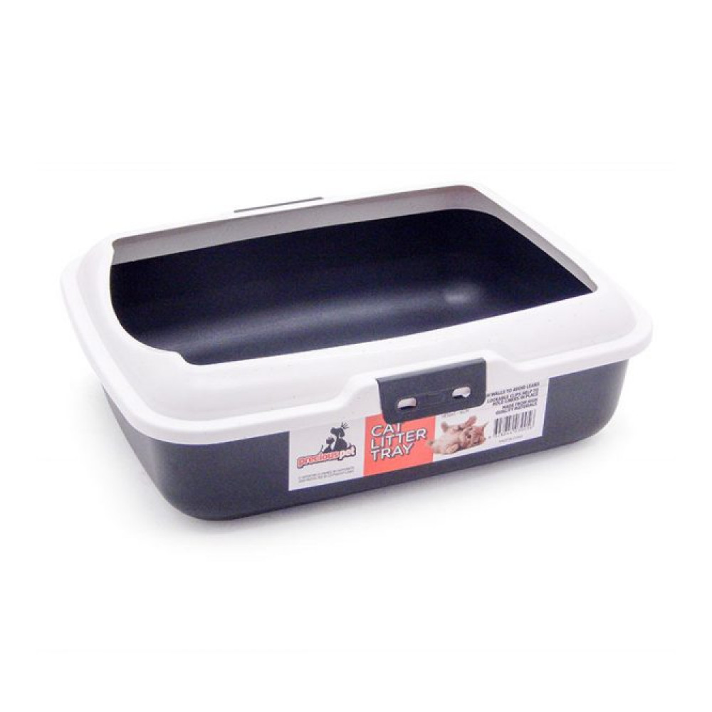 Cat Litter Tray Rect W / Rim