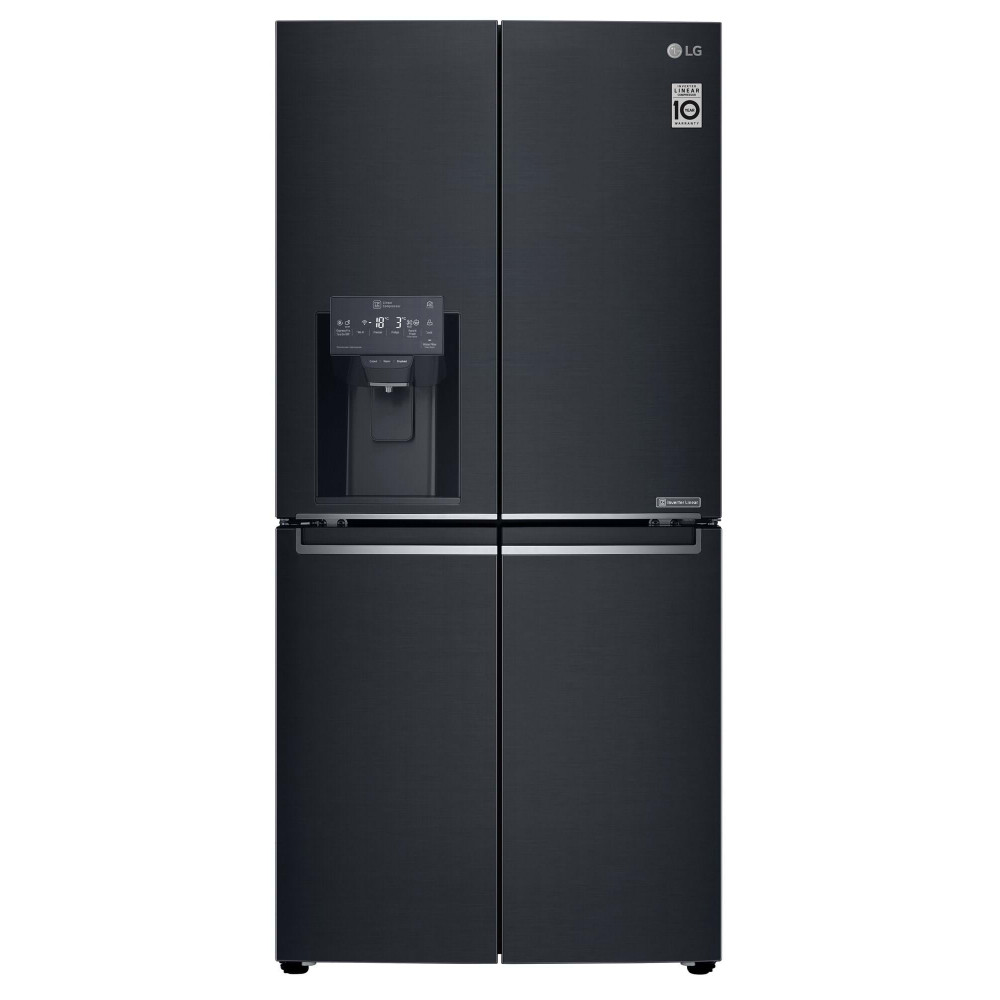 LG 570L BLACK FRENCH DOOR FRIDGE- GFL570MBL