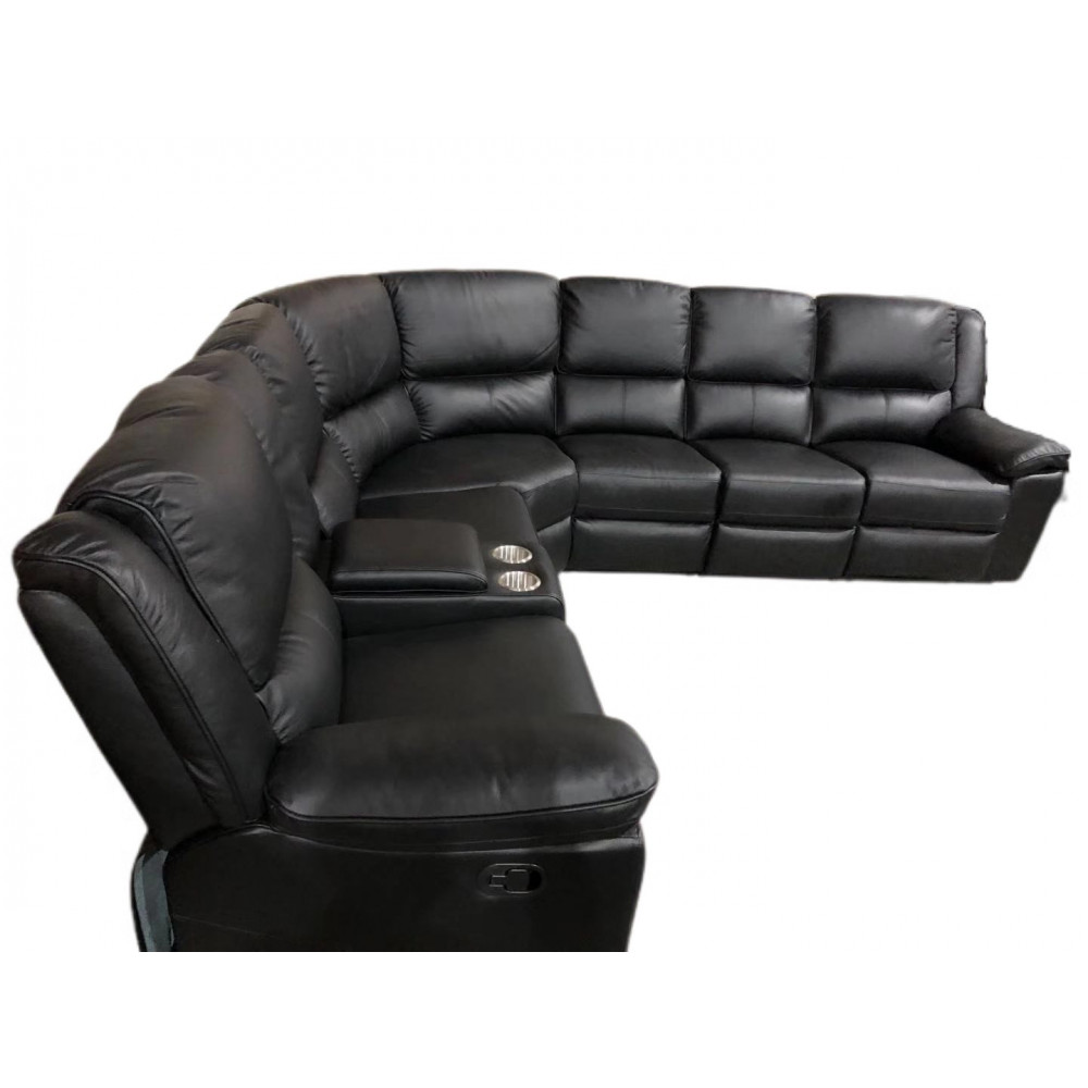IBIS 6 SEATER RECLINERS IN FULL LEATHER