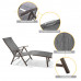 All Weather Aluminum Patio Lounge Chair 2 PCS