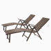 Adjustable Aluminum Patio Lounge Chair 2PC