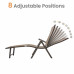 Adjustable Aluminum Patio Lounge Chair 2PC