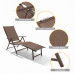 Adjustable Aluminum Patio Lounge Chair 2PC