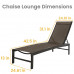 PATIO Adjustable Outdoor Lounge Chair 2PC