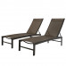 PATIO Adjustable Outdoor Lounge Chair 2PC