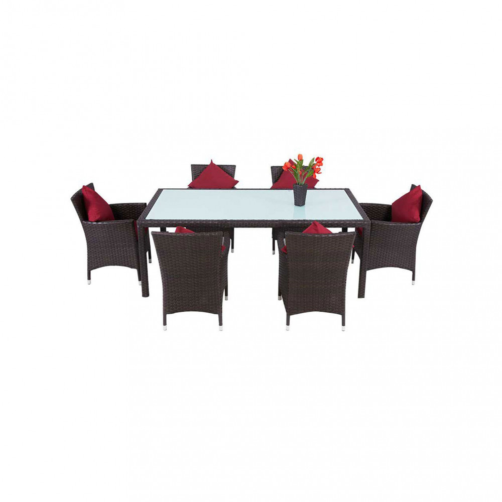 Outdoor 6 Seater Dining Set 