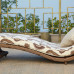 Outdoor Poolside Loungers with Tea Table