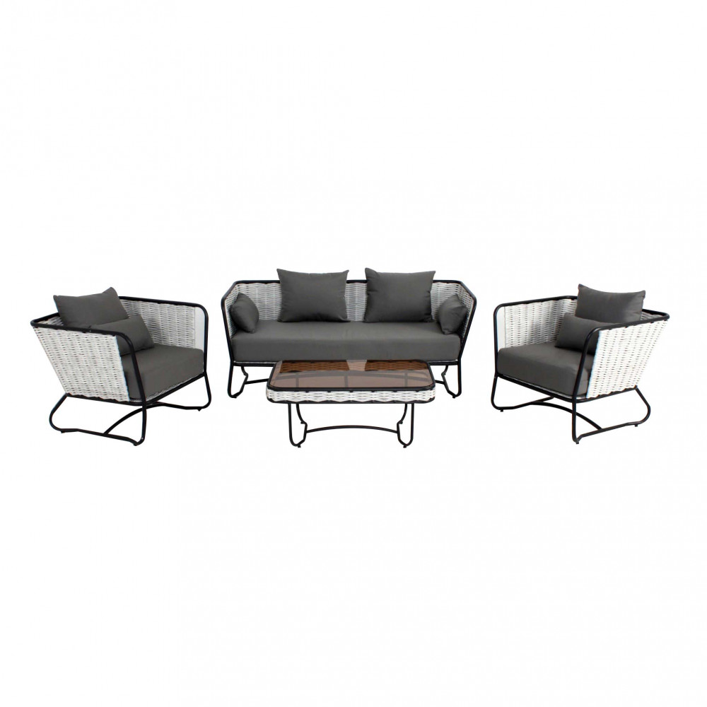Outdoor Garden Sofa Lounge Set 4pc