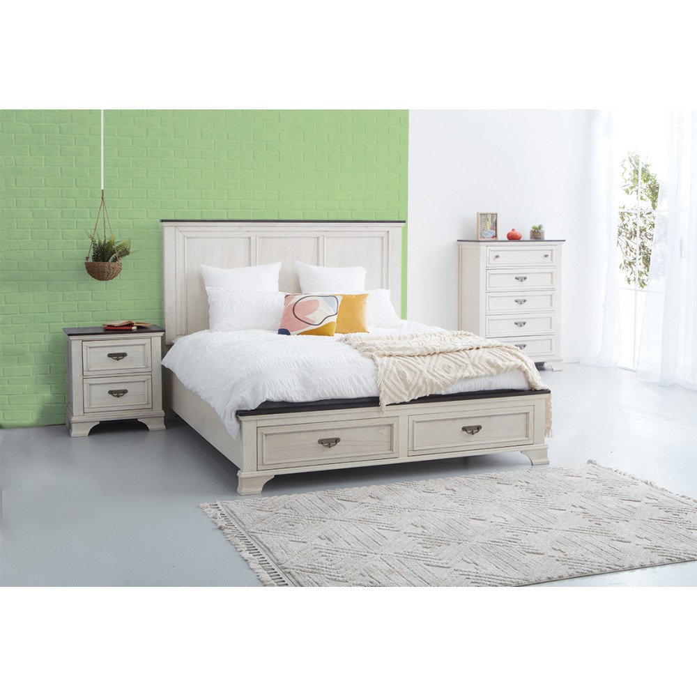 MARTENS 4PC BEDROOM DRESSER WITH MIRROR SUITE