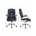 Office Chair With Foot Rest PU Leather massage heat SPC1223M