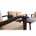 Honolulu Outdoor Sun Lounger 4 Piece