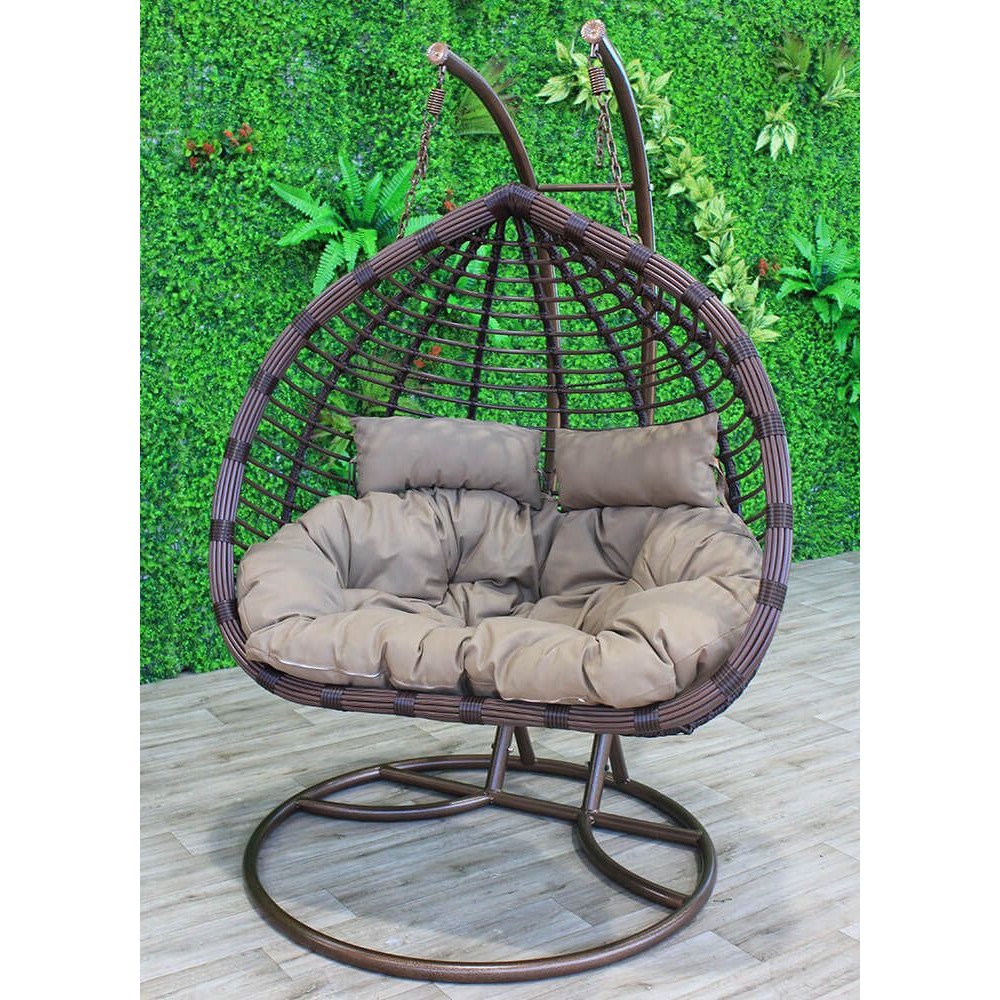 DOUBLE FLEMING TUBBED POD EGG CHAIR