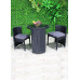 TERRACE 3 PIECE OUTDOOR CIRCULAR DINING