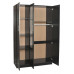 Redfern 3 Door Combo Wardrobe with Mirror