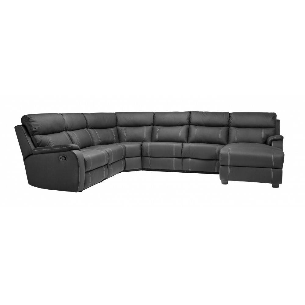 PORTER 6SMOD CORNER SET WITH RECLINER AND SOFA BED BUILT IN