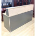 MODEL WHITE/CHARCOAL 1.8M RECEPTION DESK COUNTER