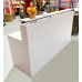 WHITE RECEPTION DESK COUNTER 2M