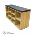 SHOE CABINET ORGANISER SHELF CUPBOARD WOOD