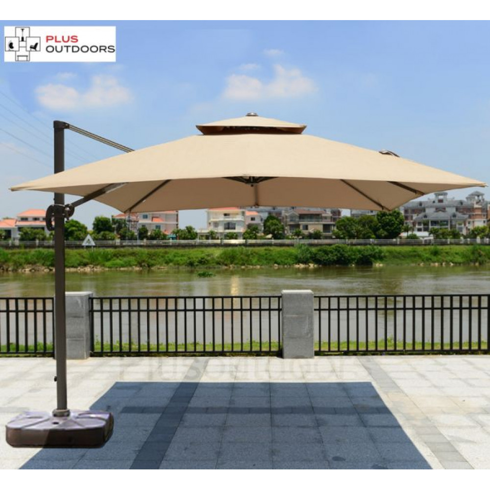 SQUARE OUTDOOR CANTILEVER UMBRELLA