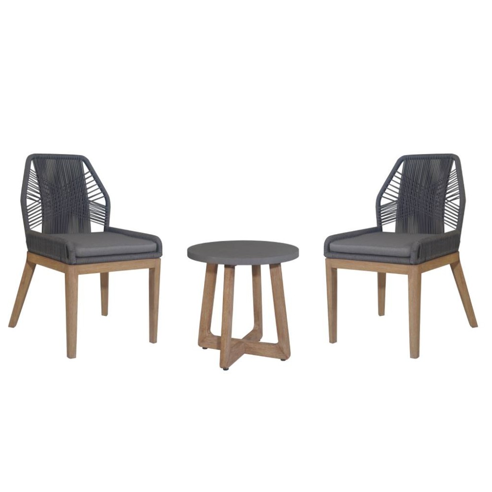 BALMORAL OUTDOOR 3PC CHAT SET
