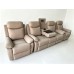 LEO 3RR+R+R WITH 4 RECLINERS AND CONSOLE BUILT IN